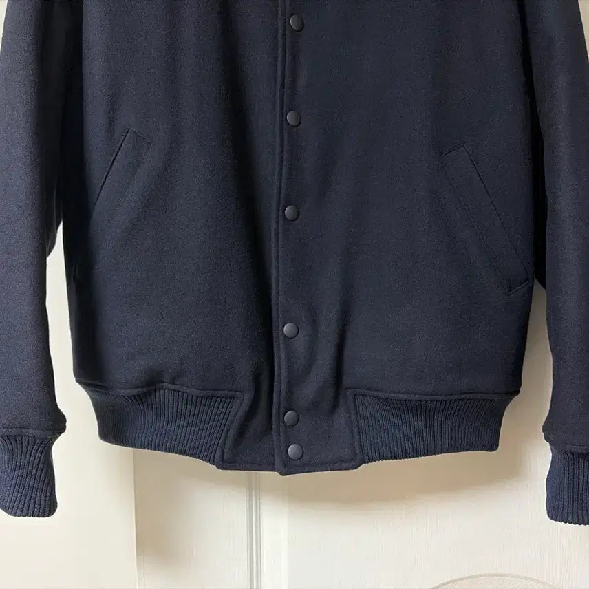 [BUNJANG] PERENN Padded Wool Stadium Jacket Navy Size 1 / (1) PERENN 퍼렌 패디드 울 스타디움 자켓 stadium