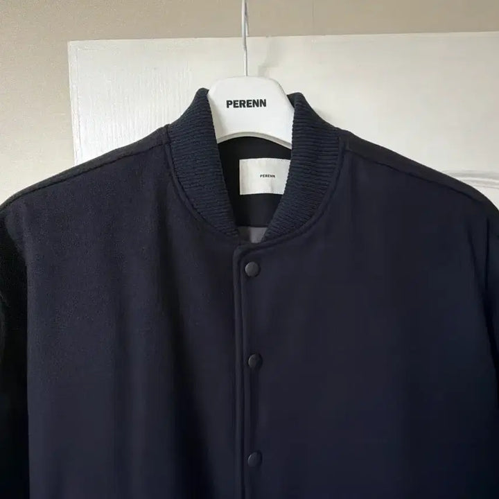 [BUNJANG] PERENN Padded Wool Stadium Jacket Navy Size 1 / (1) PERENN 퍼렌 패디드 울 스타디움 자켓 stadium