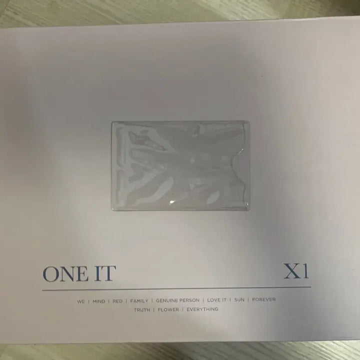 [SOLD OUT] 새상품) X1 ONE IT 엑스원 공식 원잇 팬클럽 키트 풀박