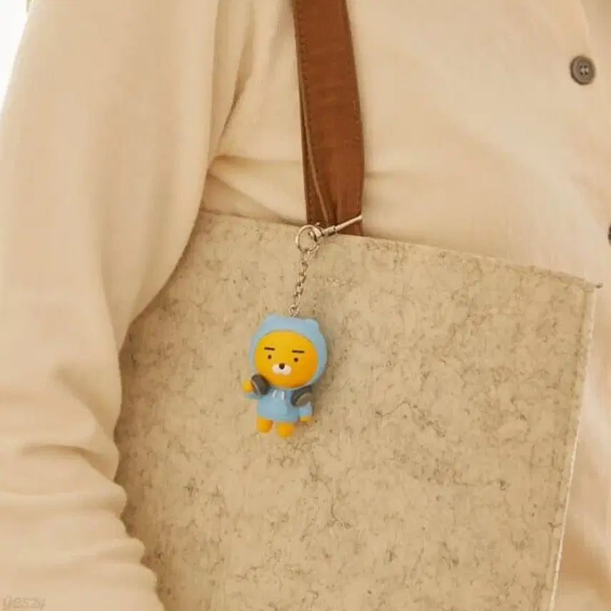 [BUNJANG] Kakao Friends DJ Ryan Figure Keychain / 피규어키링 DJ라이언
