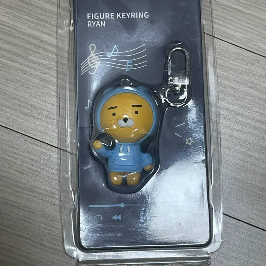 [BUNJANG] Kakao Friends DJ Ryan Figure Keychain / 피규어키링 DJ라이언