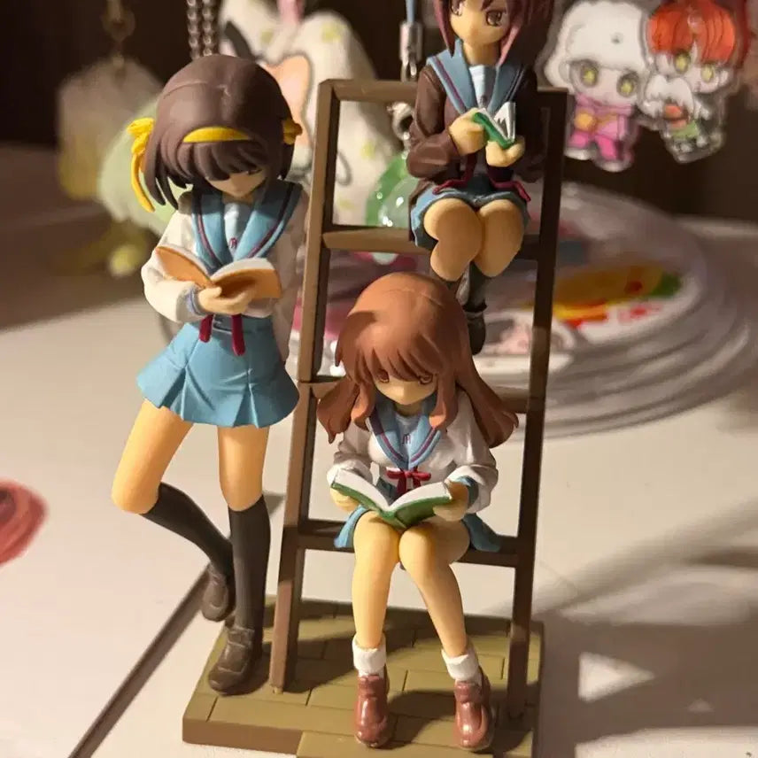 [BUNJANG] Haruhi Suzumiya Library Mini Figure / 박스있 스즈미야하루히의우울 도서관 미니피규어