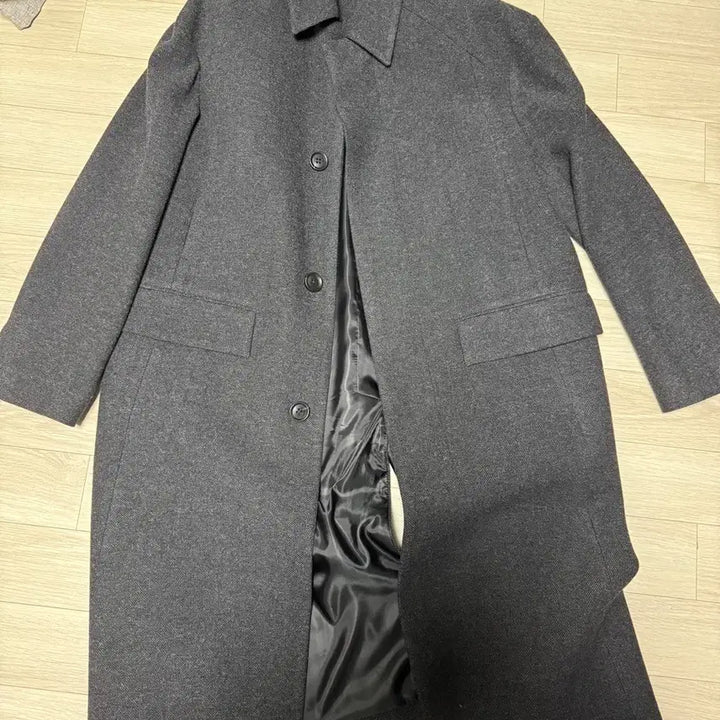 [BUNJANG] Juun.J Dark Gray Oversized Mac Coat / 준지 다크그레이 오버사이즈 맥코트 44