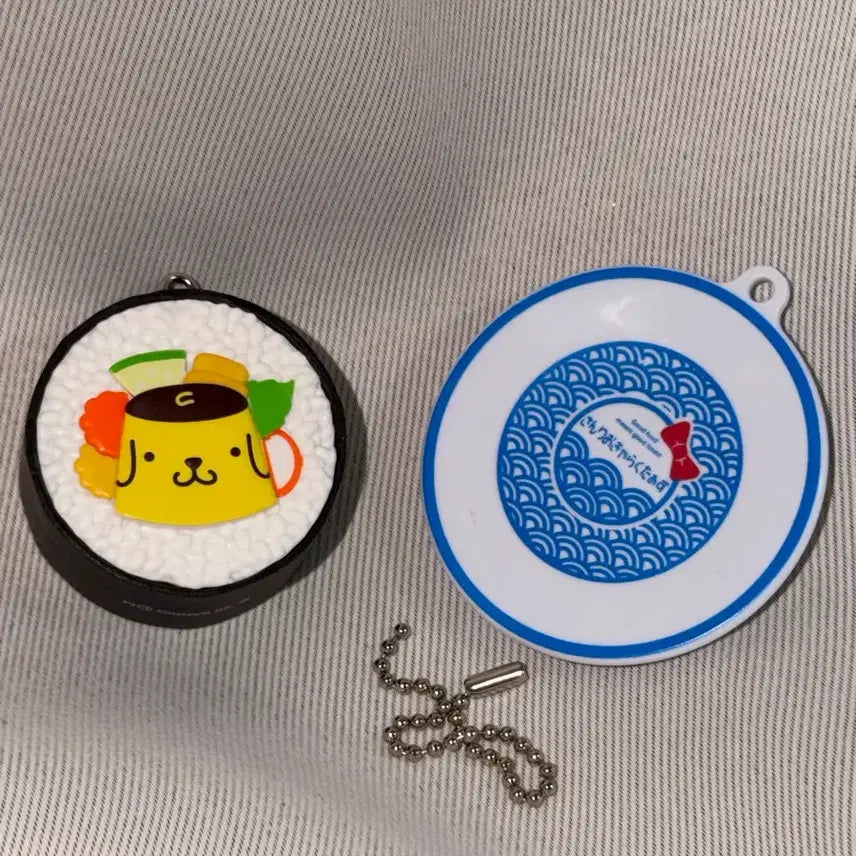 [BUNJANG] Sanrio Pom Pom Purin Sushi Keychain / 산리오 스시 초밥 키링 가챠 폼폼푸린
