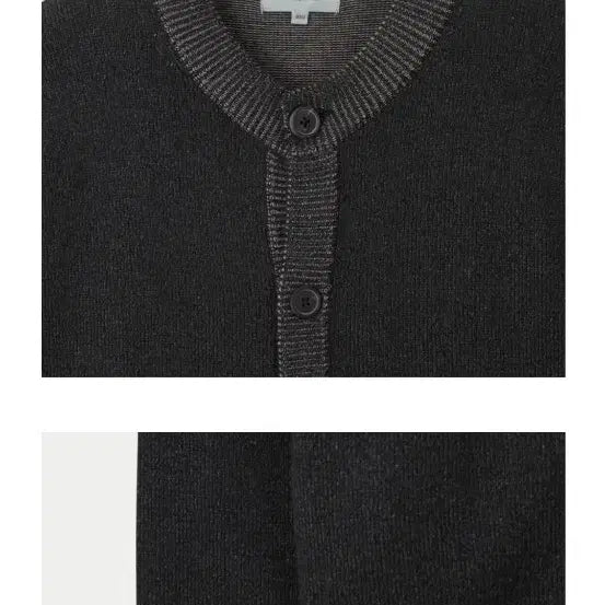 [BUNJANG] Series Round Neck Cardigan Black / 시리즈 간절기 라운드넥 가디건 블랙