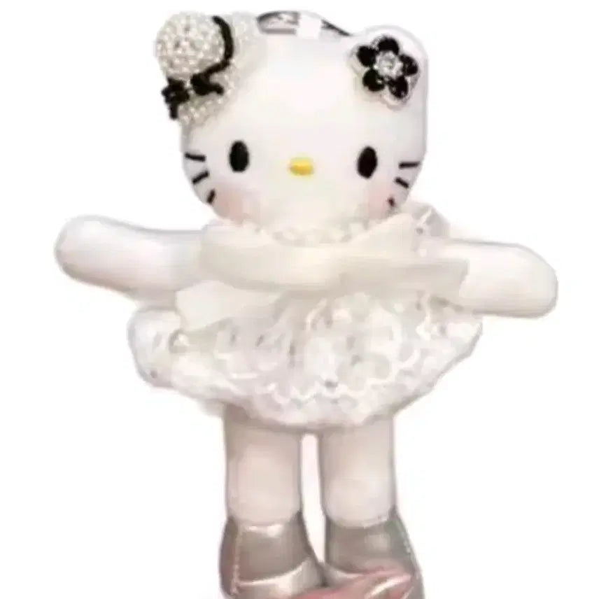 [BUNJANG] Hello Kitty Ballerina Keyring / [*할인*/바로발송] 헬로키티 인형 키링 진주 발레코어 발레리나