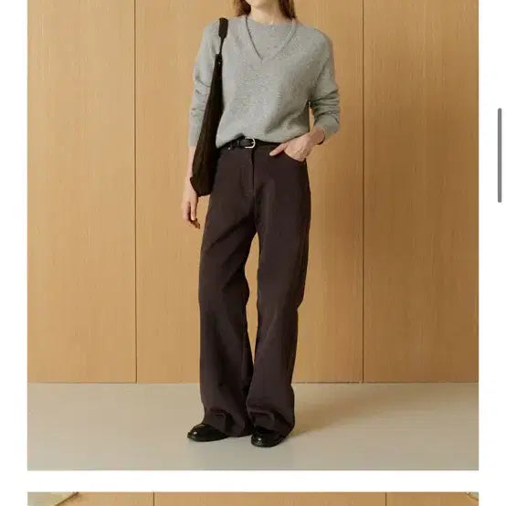 [BUNJANG] The Lai Brown Denim Pants / 더라이 브라운 데님