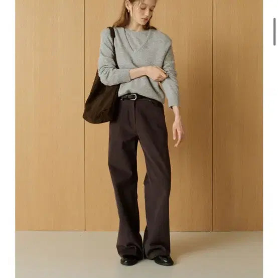 [BUNJANG] The Lai Brown Denim Pants / 더라이 브라운 데님