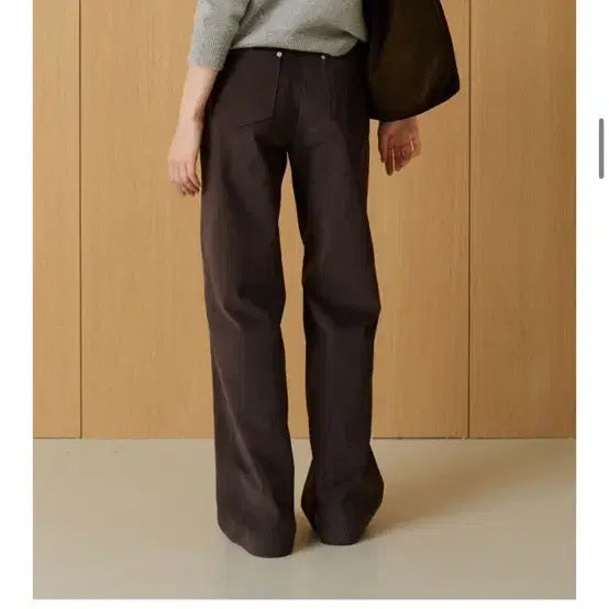 [BUNJANG] The Lai Brown Denim Pants / 더라이 브라운 데님