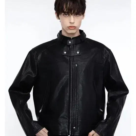 [BUNJANG] Allene 3D Leather Jacket Size 2 / 알렌느 3d 레더자켓 사이즈 2