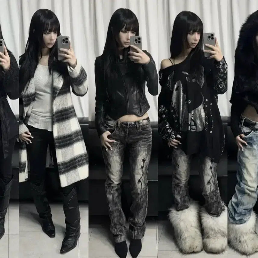 [BUNJANG] Noddednephia Fur Knit Hooded Zip-up / 노드네피아 퍼 니트 후드집업