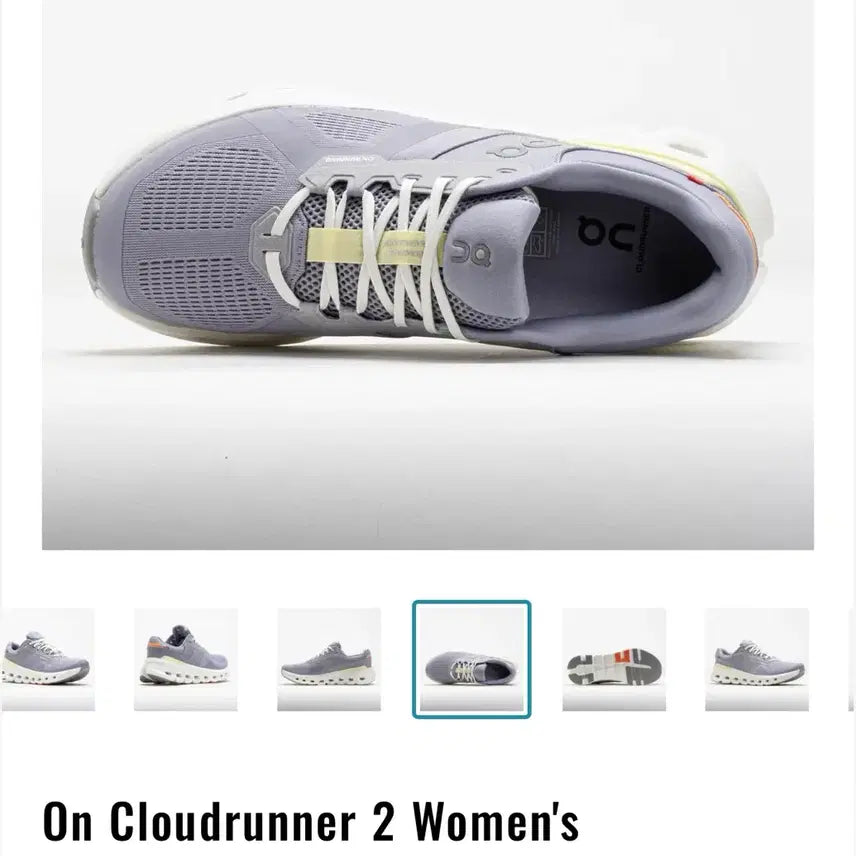 [BUNJANG] On Cloudrunner 2 Lilac Ivory 260mm Sneakers / On 온러닝 클라우드러너2 라일락 아이보리 260mm 새상품 국내미입고