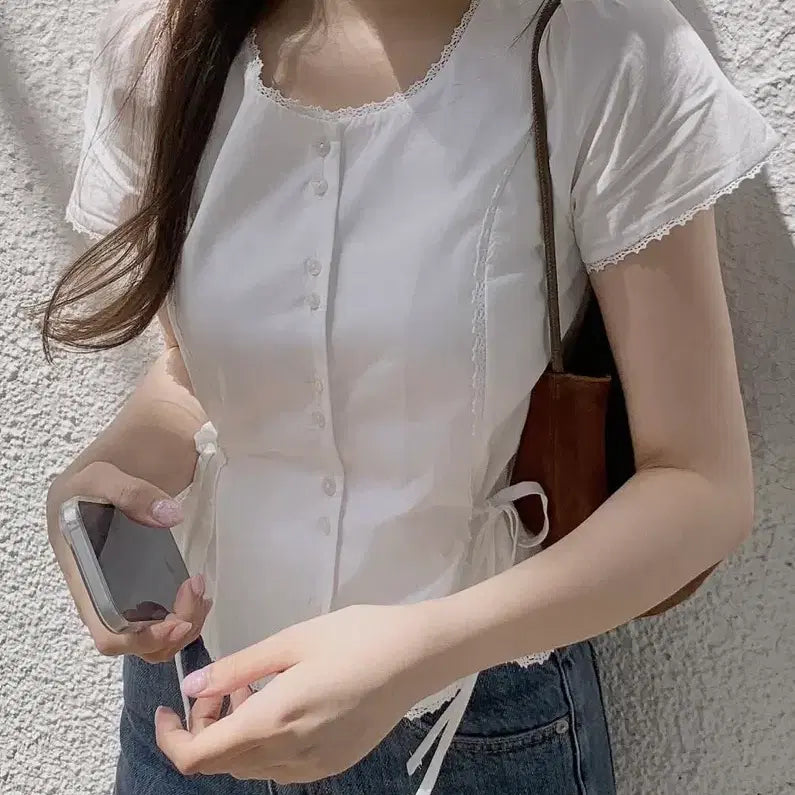 [BUNJANG] XG Lea Blouse M / 제니오 레아 블라우스 M