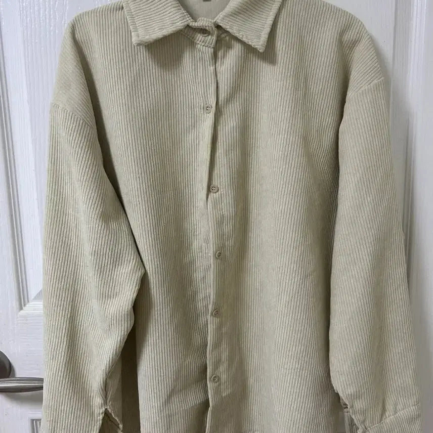 [BUNJANG] Corduroy Shirt Beige / 코듀로이 셔츠 베이지