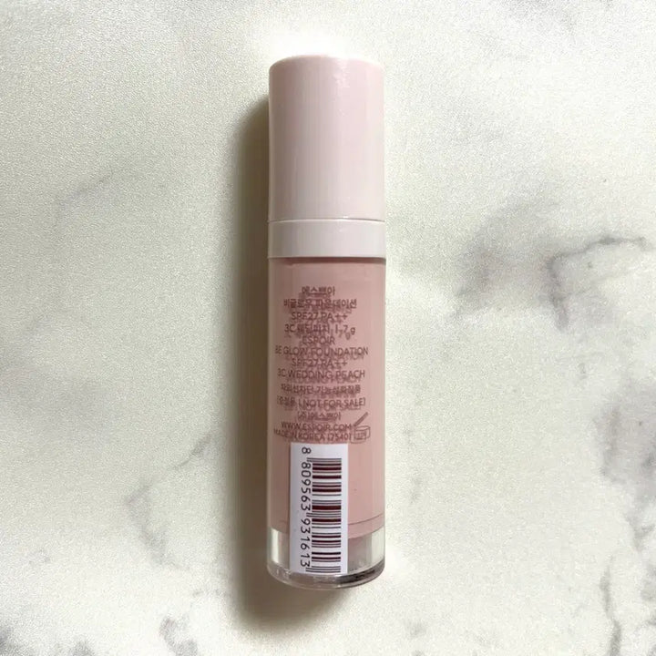 [BUNJANG] Espoir Be Glow Wedding Peach Foundation Mini / 에스쁘아 비글로우 파운데이션 3C 웨딩피치 미니
