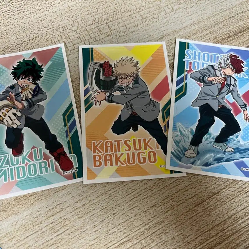 [BUNJANG] My Hero Academia Character Card Sticker / 나의 히어로 아카데미아 캐릭터 카드스티커