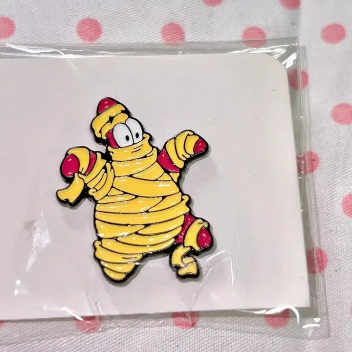 [BUNJANG] Spongebob Halloween Milla Badge Brooch / 할로윈 미라 뚱이 뱃지 브로치 스폰지밥