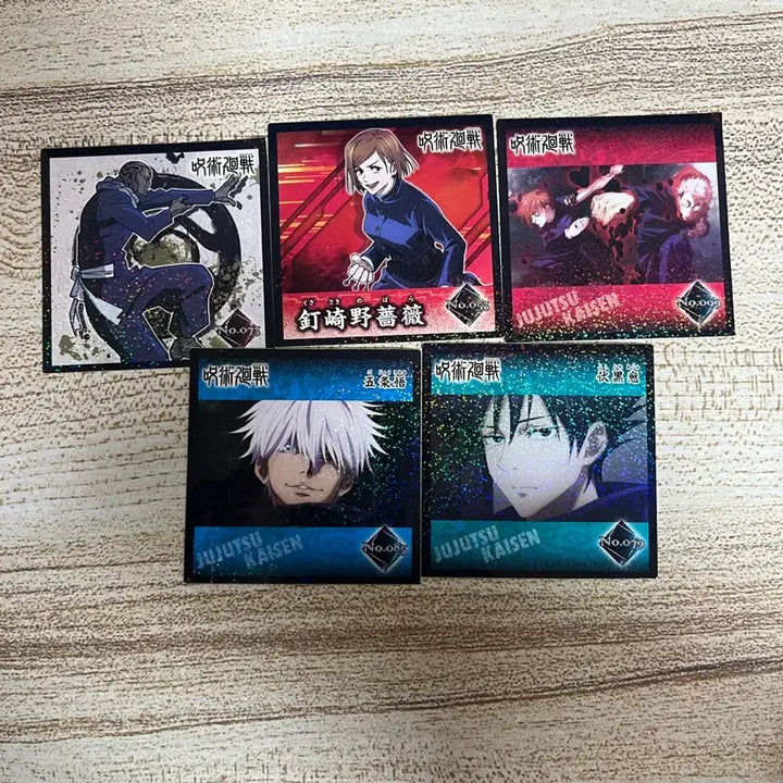[BUNJANG] Jujutsu Kaisen Card Sticker / 주술회전 카드, 스티커 굿즈