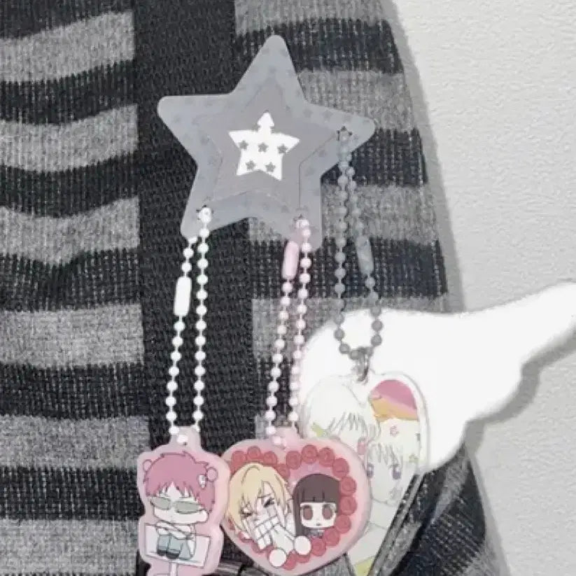 [BUNJANG] TMM Witchform Acrylic Badge Carabiner / 복제무룩 아크릴 뱃지 카라비너 / 별 스타 음표 tmm 윗치폼 통신판매