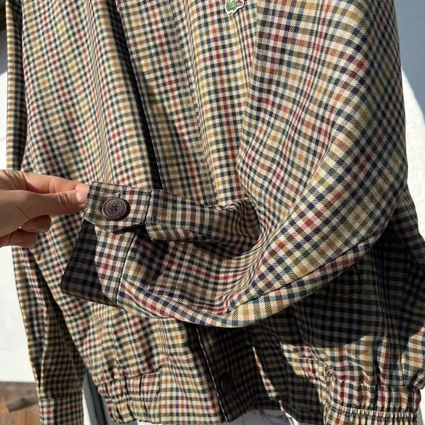 [BUNJANG] 90s Lacoste Seokwang Blouson Jacket / 90s 라코스테 서광 블루종 자켓
