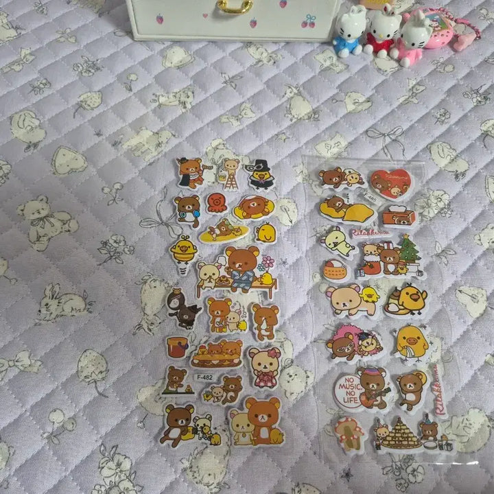 [BUNJANG] Rilakkuma Sticker / 리락쿠마 푹신 스티커 새상품