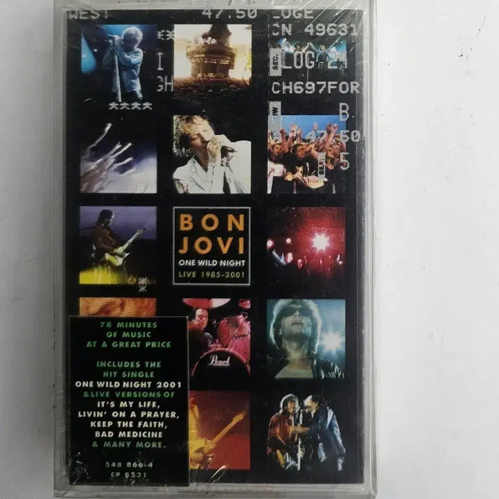 [BUNJANG] Bon Jovi Live Cassette Tape (Sealed) / 본조비 라이브 카세트테이프 (미개봉)