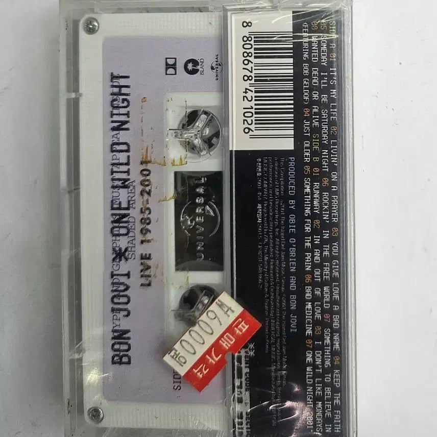 [BUNJANG] Bon Jovi Live Cassette Tape (Sealed) / 본조비 라이브 카세트테이프 (미개봉)