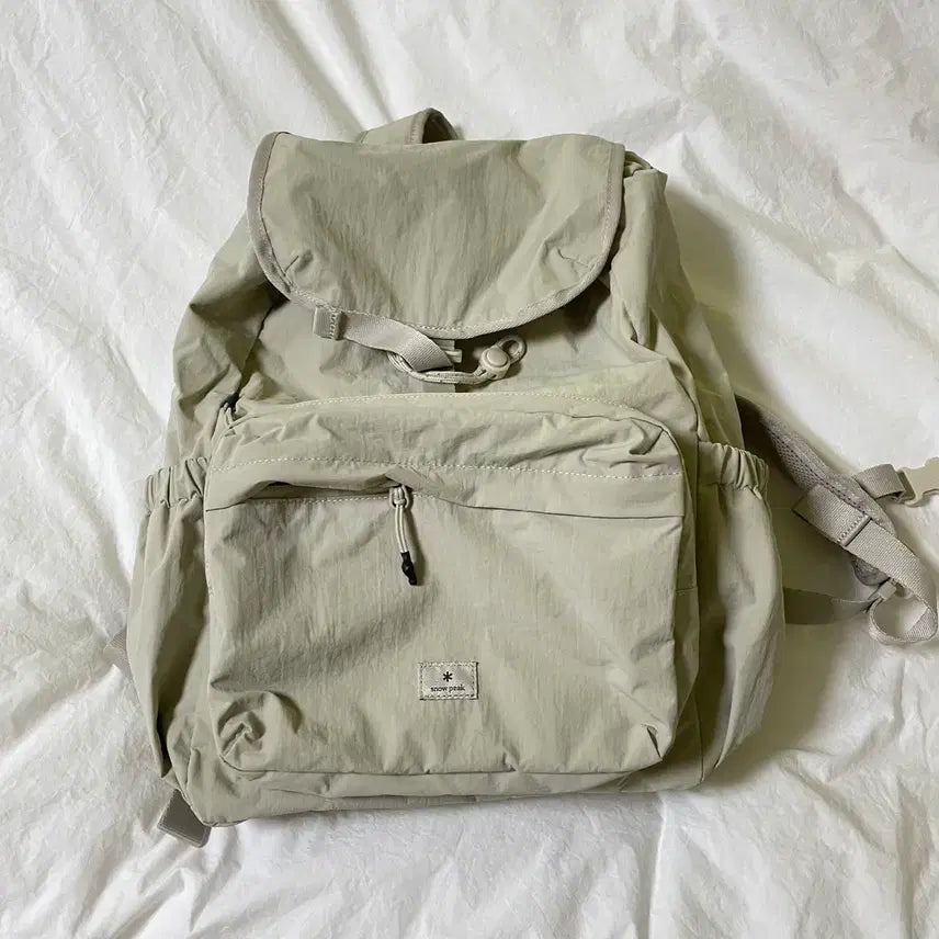 [BUNJANG] Snow Peak Backpack Light Gray Beige / 스노우피크 백팩(연한 회베이지 색상)