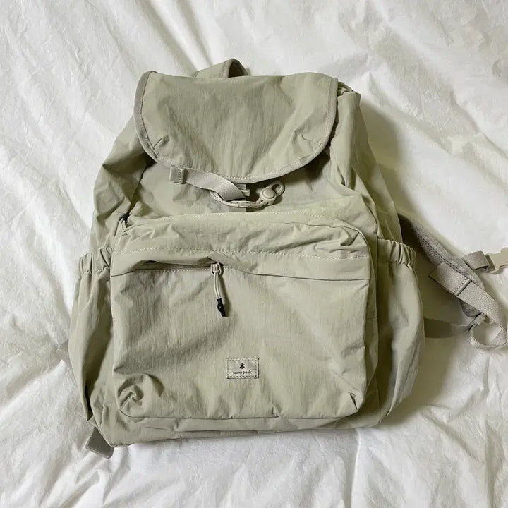 [BUNJANG] Snow Peak Backpack Light Gray Beige / 스노우피크 백팩(연한 회베이지 색상)