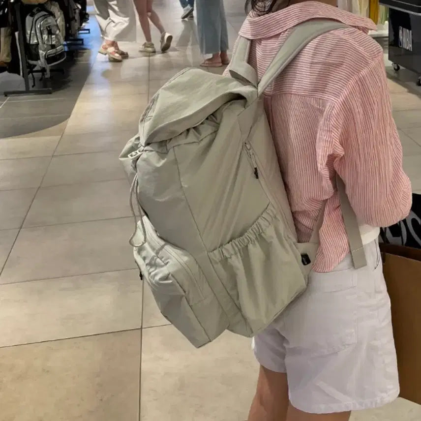 [BUNJANG] Snow Peak Backpack Light Gray Beige / 스노우피크 백팩(연한 회베이지 색상)