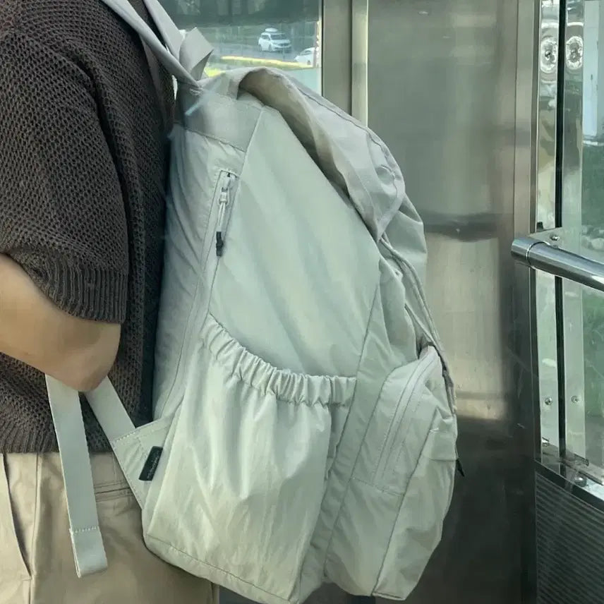 [BUNJANG] Snowpeak Backpack / 스노우피크 백팩(연한 회베이지 색상)