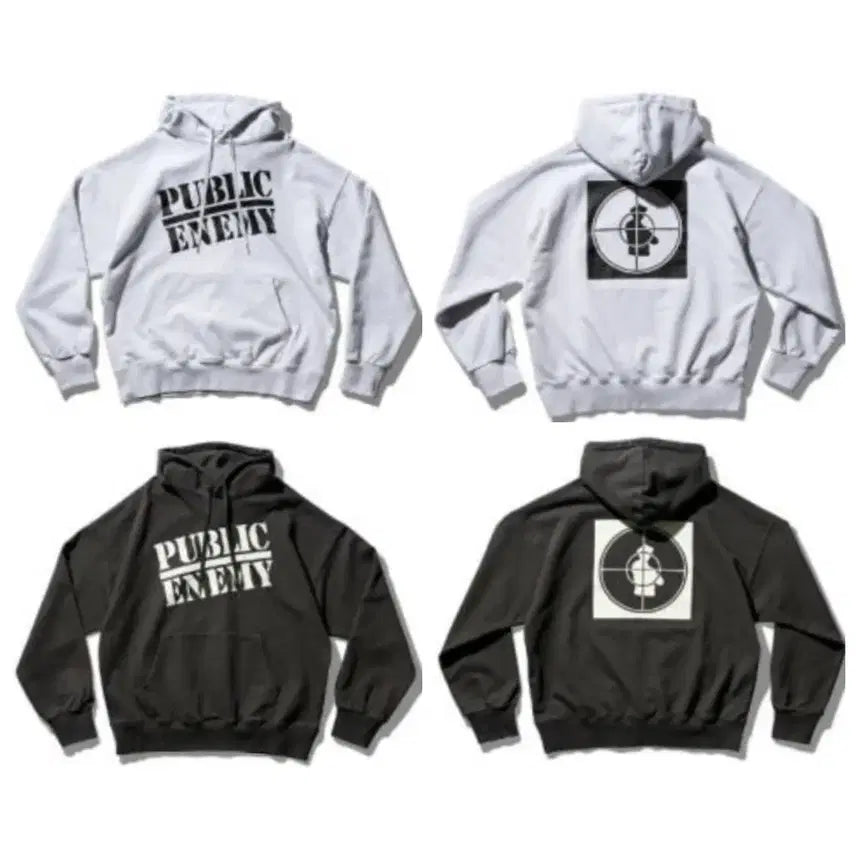 [BUNJANG] Public Enemy Oversized Hoodie / 퍼블릭 에너미 후드 (110~115) 빅사이즈