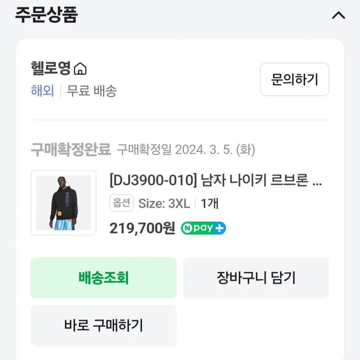 [SOLD OUT] 나이키 스페이스잼 후드 (3XL)