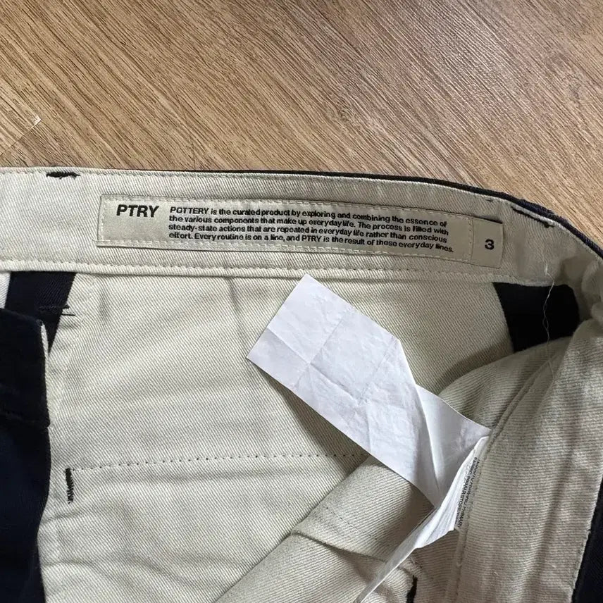 [BUNJANG] Pottery Cotton Tapered Fit Pants Navy / (3) 포터리 코튼 테이퍼드핏 팬츠 네이비