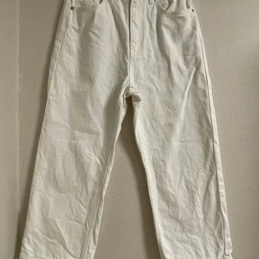 [BUNJANG] LETTER White Denim Pants / 무료배송 레터 LETTER 화이트 데님 팬츠
