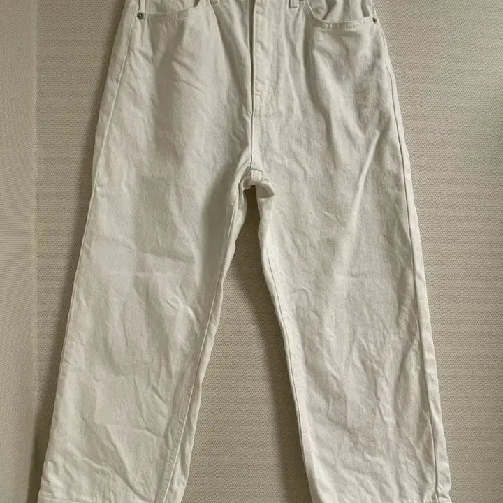 [BUNJANG] LETTER White Denim Pants / 무료배송 레터 LETTER 화이트 데님 팬츠
