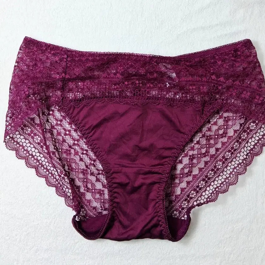 [BUNJANG] N/A / 여성 중고 팬티) 레드와인 L