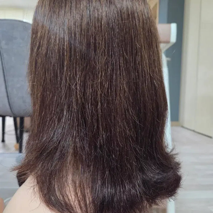 [BUNJANG] OGL 21-inch Human Hair Wig / 오지엘 100% 인모 가발 21인지