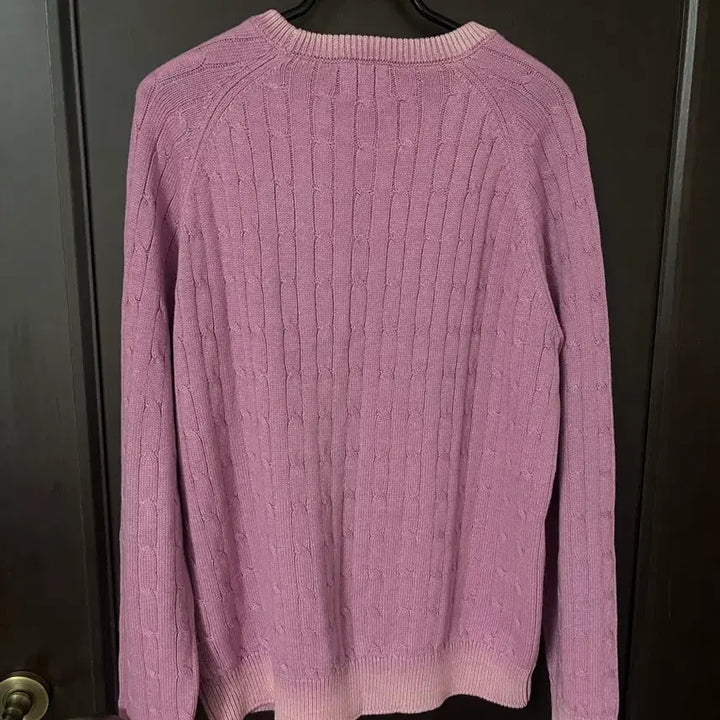 [BUNJANG] Marithe Cable Knit (Light Lavender) / 마리떼 케이블 니트 M 라이트 라벤더