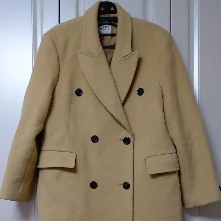 [BUNJANG] Studio Tomboy Beige Coat / 스튜디오톰보이 베이지코트66-77