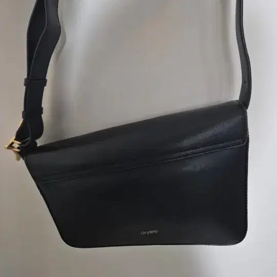 [BUNJANG] Oryany Black Leather Crossbody Bag / 오야니 블랙 크로스백