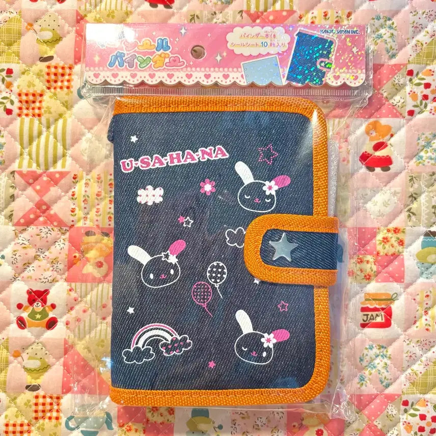 [BUNJANG] Usahana Denim Seal Binder / 우사하나 데님 씰바인더