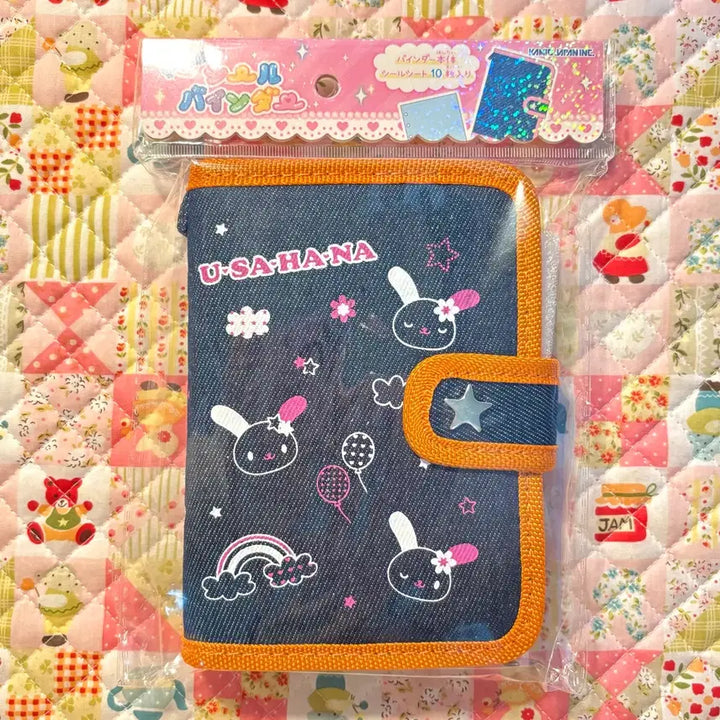 [BUNJANG] Usahana Denim Seal Binder / 우사하나 데님 씰바인더