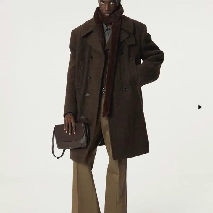 [BUNJANG] RECTO Lama Wool Vintage Pea Coat S / 렉토 라마 울 빈티지 피코트 s