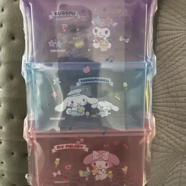 [BUNJANG] Sanrio Storage Box Set / 산리오 수납 정리함 3개 세트