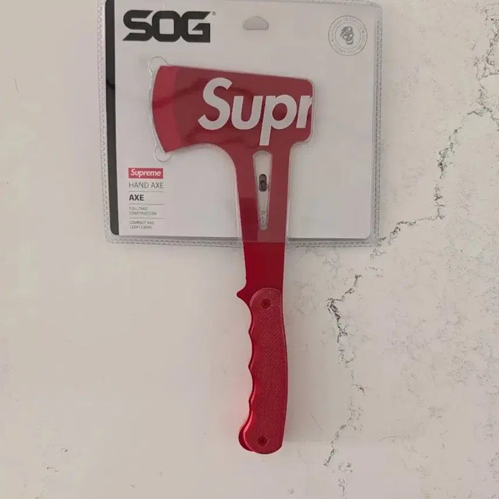 [BUNJANG] Supreme SOG Hand Axe Red 18SS / 슈프림 SOG 핸드 엑스 레드 - 18SS