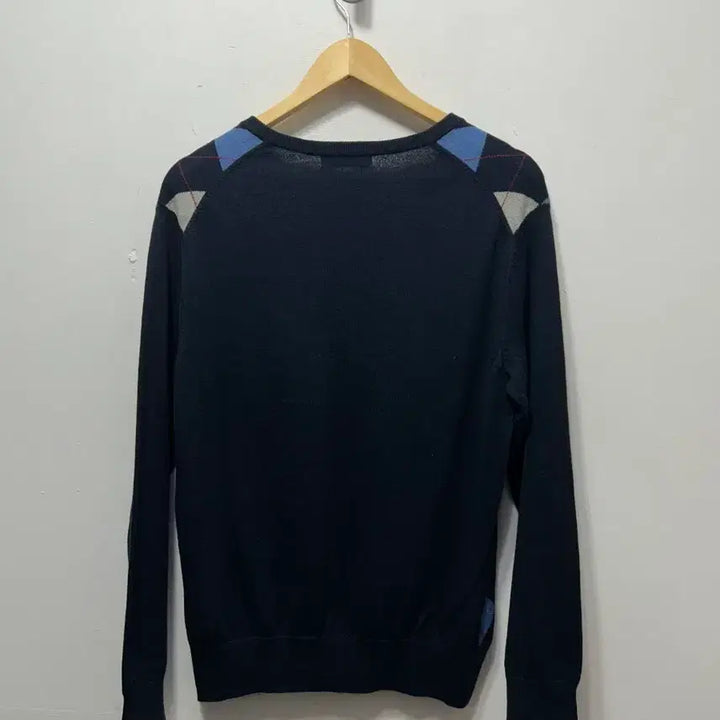 [BUNJANG] 빈폴 Argyle V-neck Knit (Men's L) / 빈폴 아가일 V넥 니트 남성 L