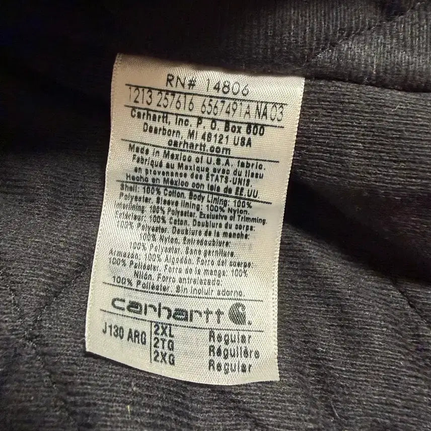 [BUNJANG] Carhartt J130 Active Jacket / [2XL]칼하트 액티브자켓 J130 ARG