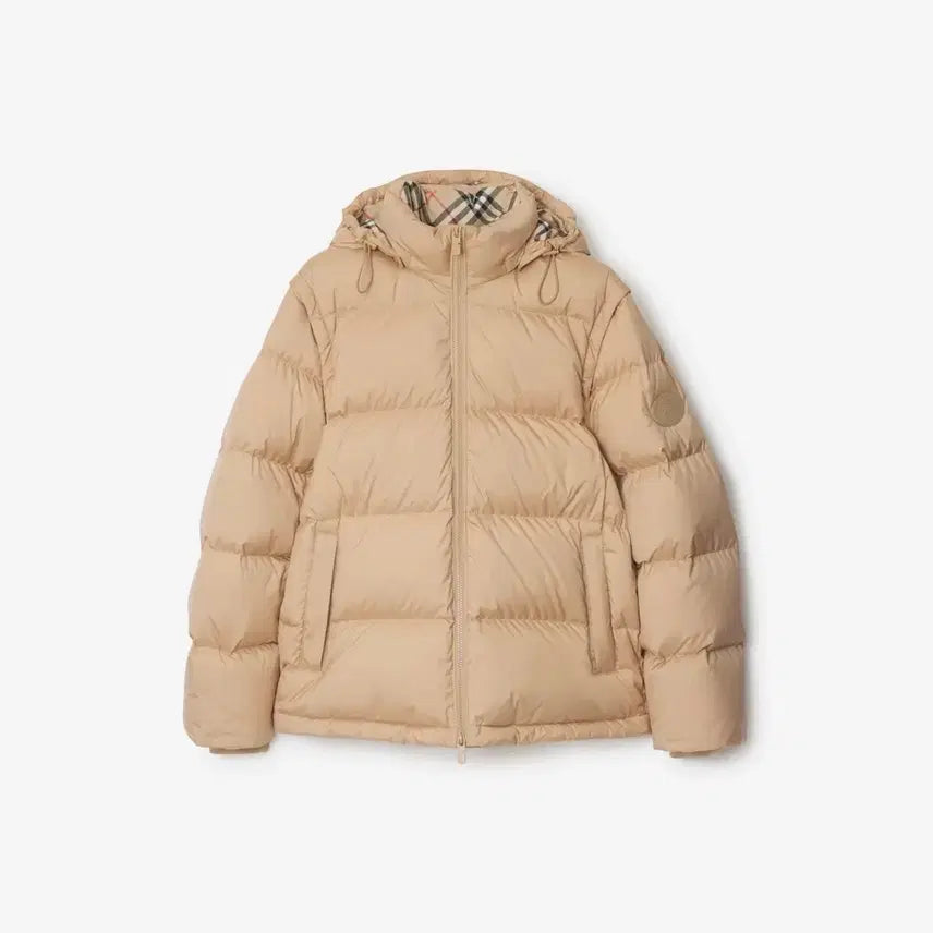 [BUNJANG] Burberry 26FW Beige Padded Jacket (Size L) / 버버리패딩26FW / L / 실착2회 / 베이지