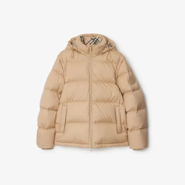 [BUNJANG] Burberry 26FW Beige Padded Jacket (Size L) / 버버리패딩26FW / L / 실착2회 / 베이지
